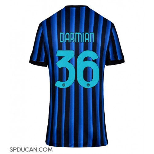 Zenski Nogometni Dres Inter Milan Matteo Darmian #36 Domaci 2025-26 Kratak Rukav Zenski Nogometni Dres Inter Milan Matteo Darmian #36 Domaci 2025-26 Kratak Rukav